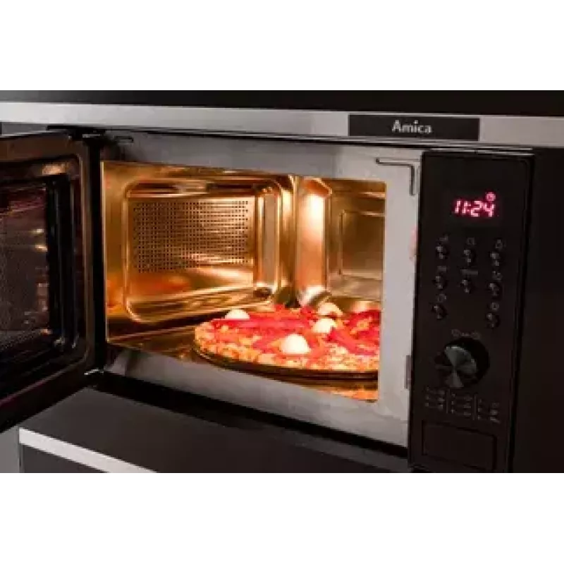 Kuchenka mikrofalowa do zabudowy Amica AMGB20E2GB, 800 W, 20 L