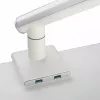 Uchwyt biurkowy do monitora ART RAMM L-19GD dla monitorów 17–32 cale, wspomagany gazowo, 2–9 kg, 2x USB 3.0, biały, zacisk
