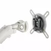 Uchwyt biurkowy do monitora ART RAMM L-19GD dla monitorów 17–32 cale, wspomagany gazowo, 2–9 kg, 2x USB 3.0, biały, zacisk