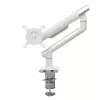 Uchwyt biurkowy do monitora ART RAMM L-19GD dla monitorów 17–32 cale, wspomagany gazowo, 2–9 kg, 2x USB 3.0, biały, zacisk