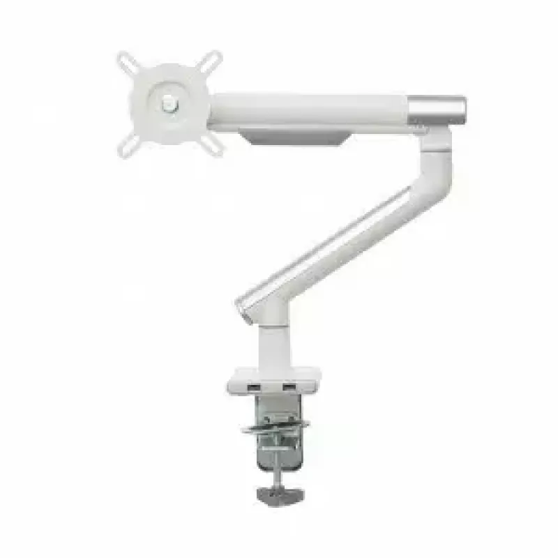 Uchwyt biurkowy do monitora ART RAMM L-19GD dla monitorów 17–32 cale, wspomagany gazowo, 2–9 kg, 2x USB 3.0, biały, zacisk