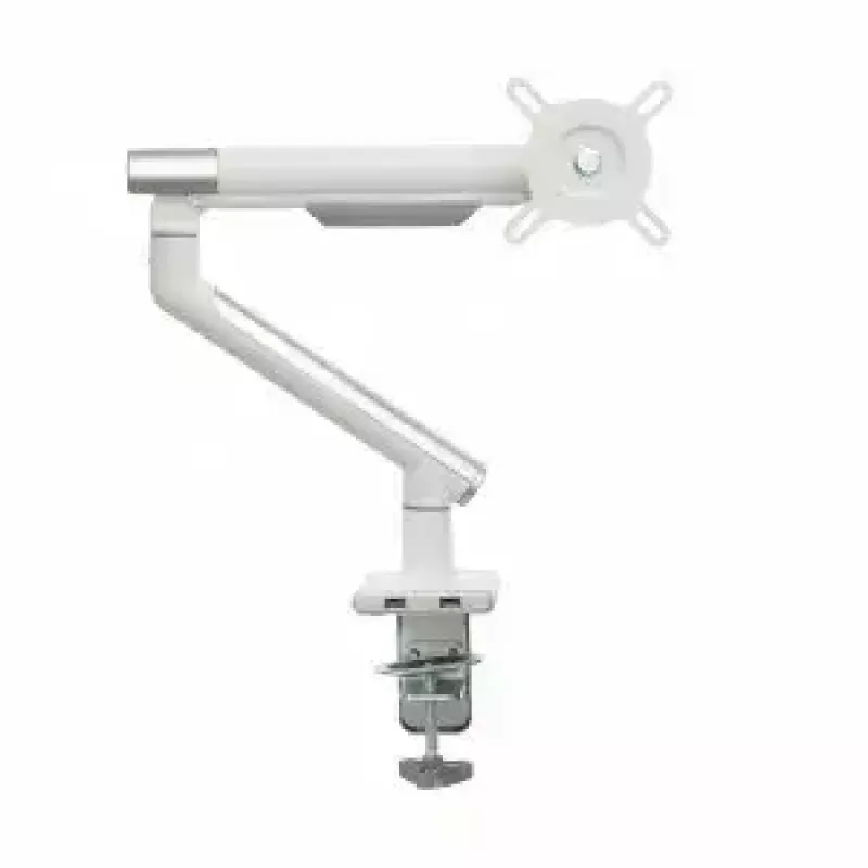 Uchwyt biurkowy do monitora ART RAMM L-19GD dla monitorów 17–32 cale, wspomagany gazowo, 2–9 kg, 2x USB 3.0, biały, zacisk