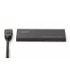 Rozdzielacz HDMI DIGITUS Ultra Slim, 1x4, 4K/60Hz HDR, HDCP 2.2, 18 Gbps, zasilany przez Micro USB