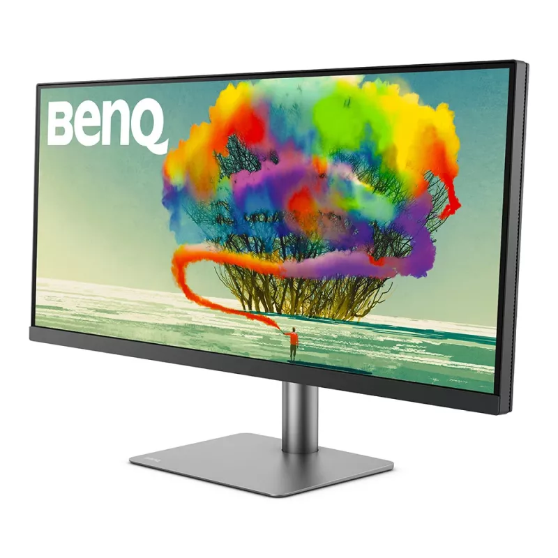 Monitor komputerowy BenQ PD3420Q 86,4 cm (34 cale) 3440 x 1440 pikseli Quad HD LED Szary