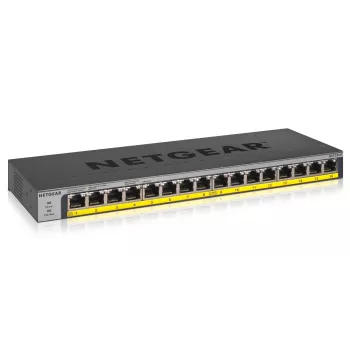 NETGEAR GS116LP Niezarządzalny Gigabit Ethernet (10/100/1000) Power over Ethernet (PoE) Czarny