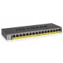 NETGEAR GS116LP Niezarządzalny Gigabit Ethernet (10/100/1000) Power over Ethernet (PoE) Czarny