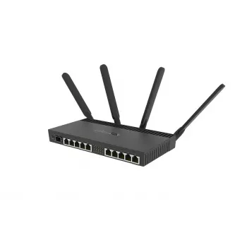 MIKROTIK Wireless Router - Rb4011igs+5hacq2hnd-ingigabit Ethernet Dual-band (2.4 GHz / 5 GHz) Czarny