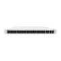 Zarządzalny przełącznik L3 MikroTik CRS354-48P-4S+2Q+RM — 48× Gigabit RJ-45, 4× SFP+, 2× QSFP+, 48 portów PoE