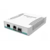 Przełącznik sieciowy MikroTik CRS106-1C-5S — 5× Gigabit RJ-45, 5× SFP, PoE, 30V DC
