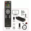 Odbiornik DVB-T/DVB-T2 WIWA H.265 MINI — Cyfrowy tuner naziemny H.265 HD, Full HD, HDMI, USB, 5V/1.5A