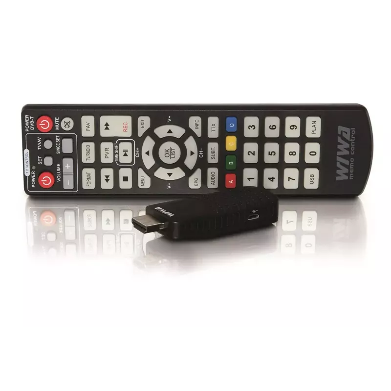 Odbiornik DVB-T/DVB-T2 WIWA H.265 MINI — Cyfrowy tuner naziemny H.265 HD, Full HD, HDMI, USB, 5V/1.5A