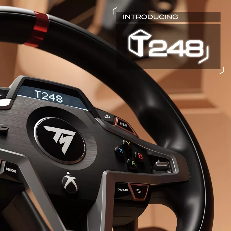 Thrustmaster T248 Czarny USB Kierownica + Pedały Analogowe / cyfrowe PC, PlayStation 4, PlayStation 5