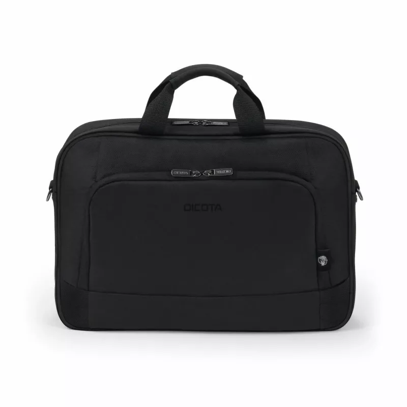 DICOTA Eco Top Traveller Base - torba na notebooka 15-17,3 inch - czarna / poliester RPET 300D