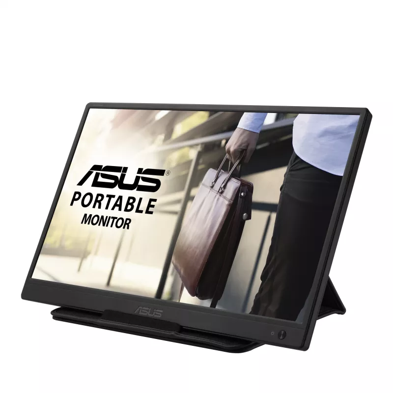 Monitor komputerowy ASUS ZenScreen MB165B 39,6 cm (15,6 cala) 1366 x 768 pikseli WXGA LCD Czarny