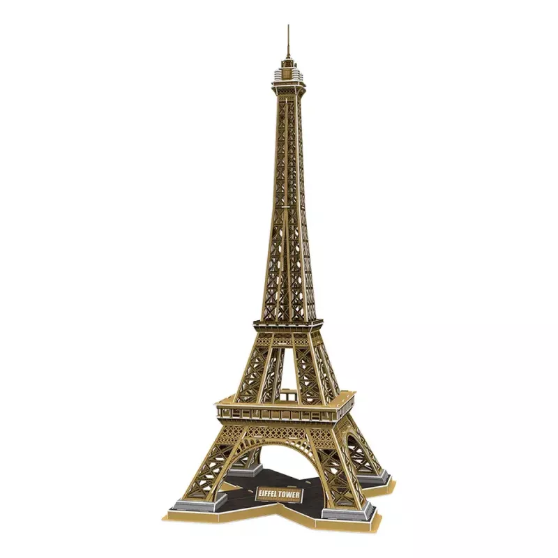 Puzzle 3D CubicFun Wieża Eiffla 80 szt. Budynki 306-DS0998