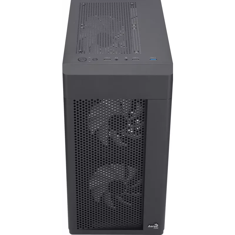Aerocool HEXFORMBKV2 Obudowa Micro ATX 3 Wentylatory FRGB Czarna