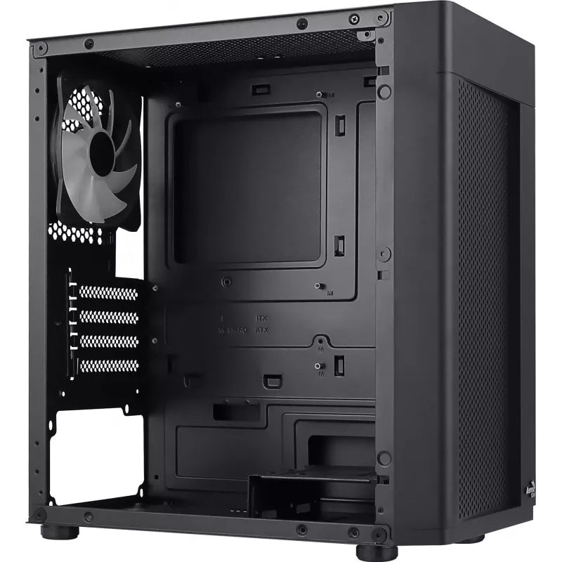 Aerocool HEXFORMBKV2 Obudowa Micro ATX 3 Wentylatory FRGB Czarna