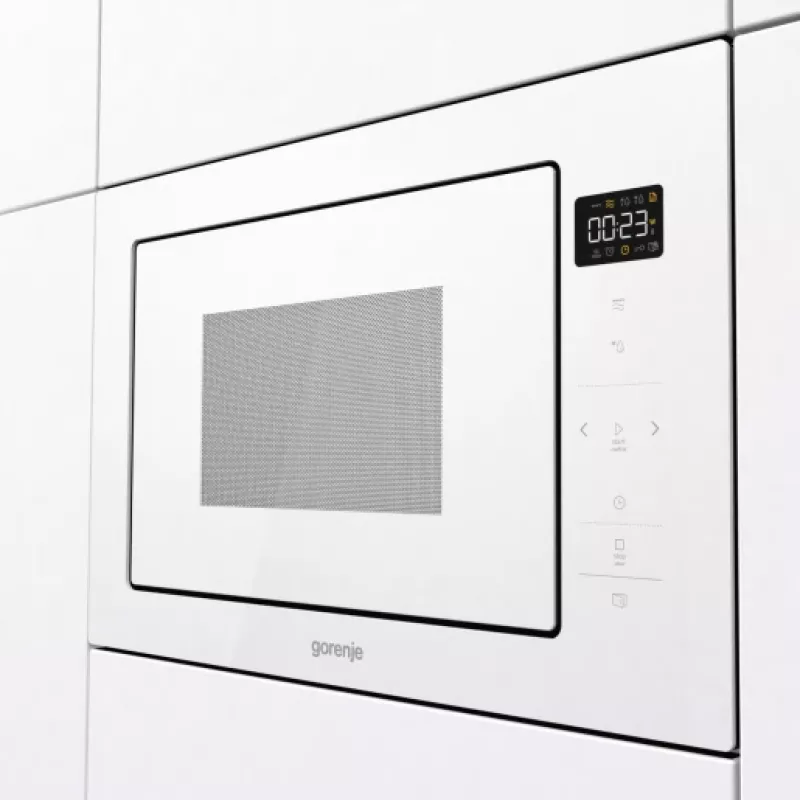 Gorenje BM251SG2WG Biała kuchenka mikrofalowa z grillem do zabudowy 25 L 900 W