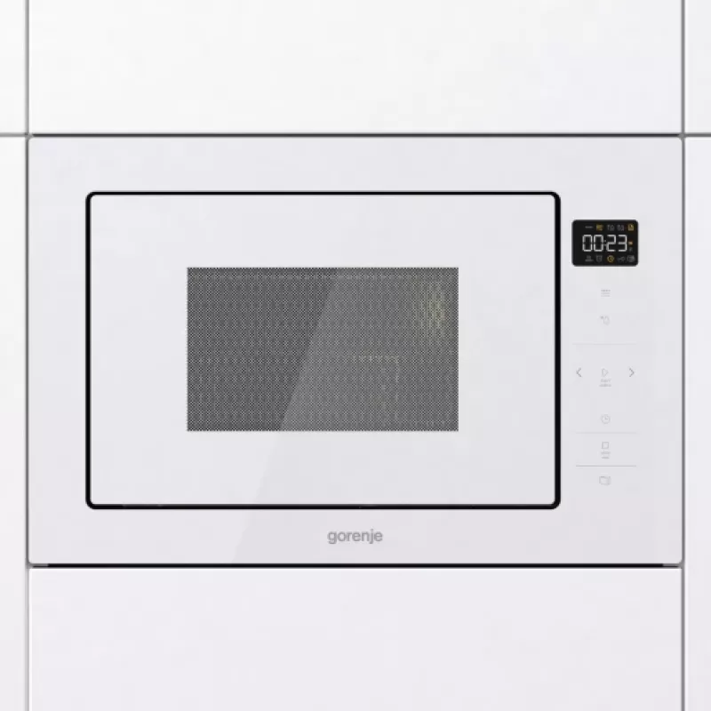 Gorenje BM251SG2WG Biała kuchenka mikrofalowa z grillem do zabudowy 25 L 900 W