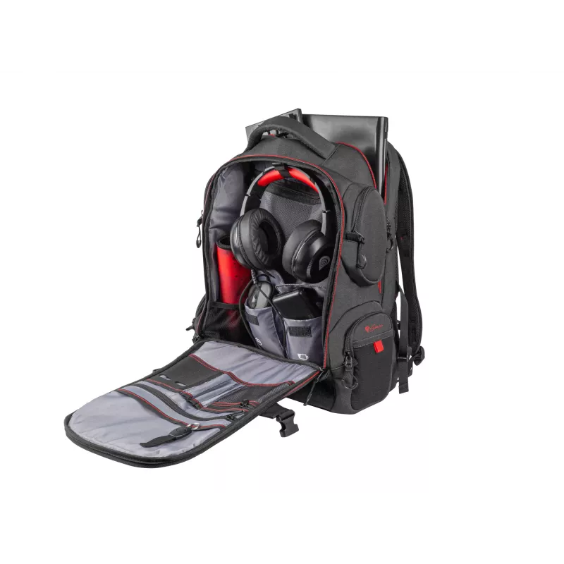 GENESIS Pallad 550 Plecak 43.9 cm (17.3 cala) Czarny, Czerwony