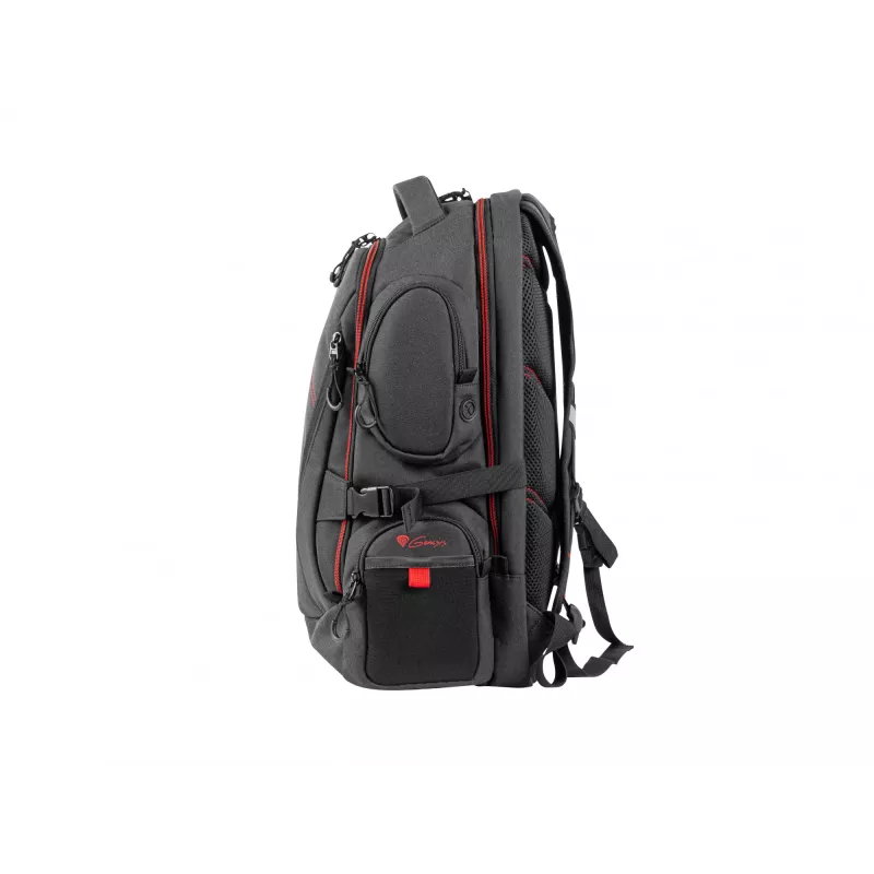 GENESIS Pallad 550 Plecak 43.9 cm (17.3 cala) Czarny, Czerwony