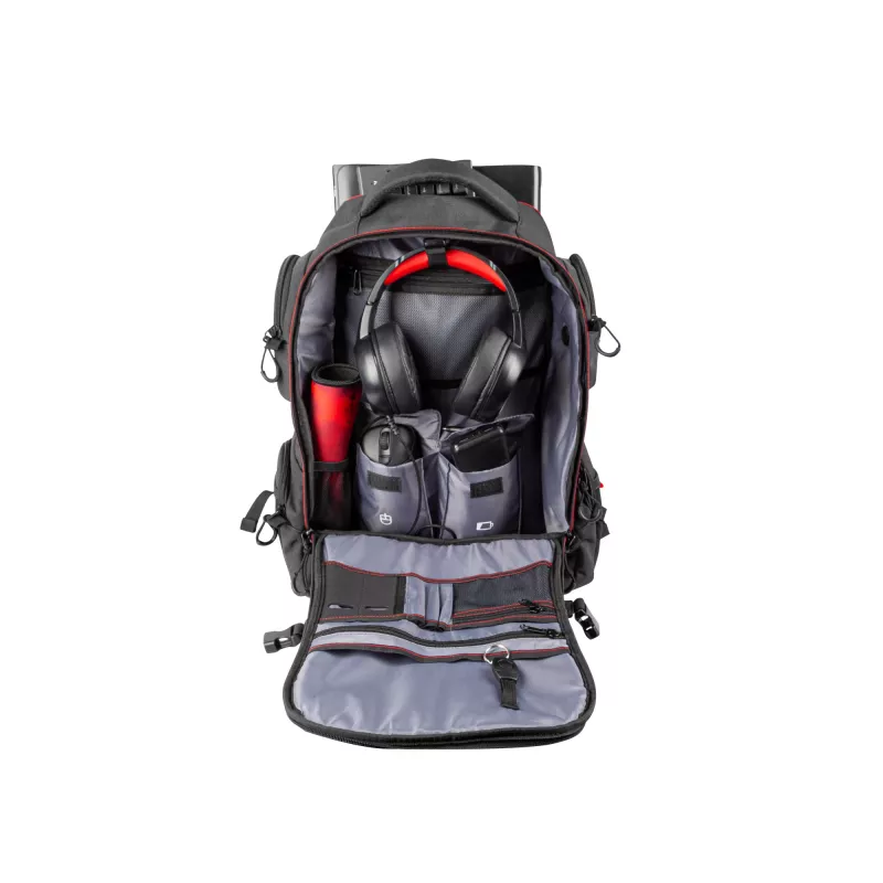 GENESIS Pallad 550 Plecak 43.9 cm (17.3 cala) Czarny, Czerwony