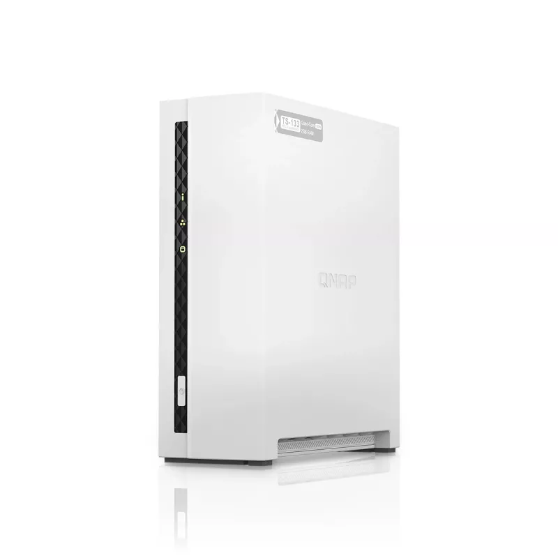 QNAP TS-133 Serwer NAS/magazynowy Tower Cortex-A55 2 GB DDR4 0 TB QNAP Turbo System Biały