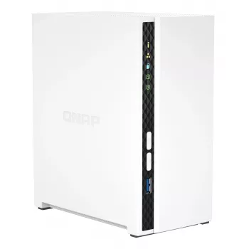 QNAP TS-233 Serwer NAS/magazynowy Tower ARM Cortex-A55 2 GB 0 TB QNAP QTS Biały