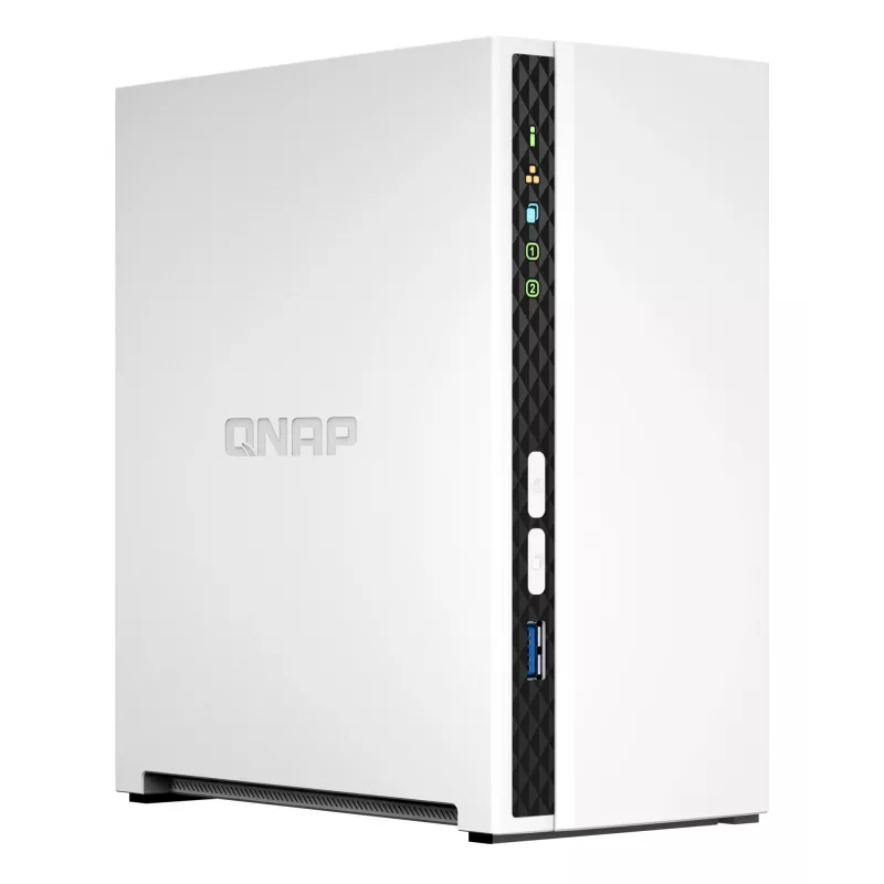 QNAP TS-233 Serwer NAS/magazynowy Tower ARM Cortex-A55 2 GB 0 TB QNAP QTS Biały