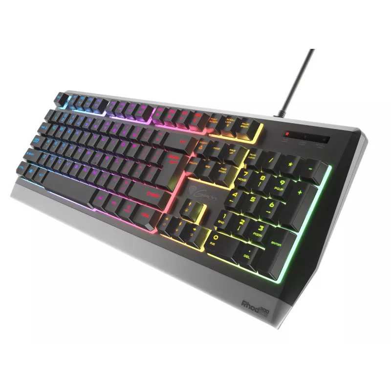Klawiatura gamingowa GENESIS Rhod 300 RGB USB QWERTY angielska czarna