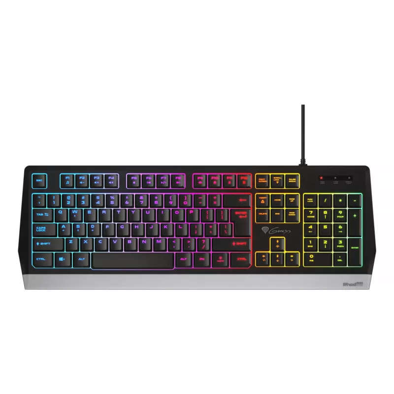 Klawiatura gamingowa GENESIS Rhod 300 RGB USB QWERTY angielska czarna