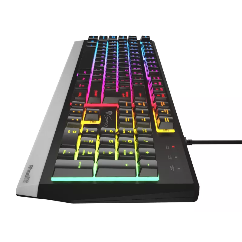Klawiatura gamingowa GENESIS Rhod 300 RGB USB QWERTY angielska czarna