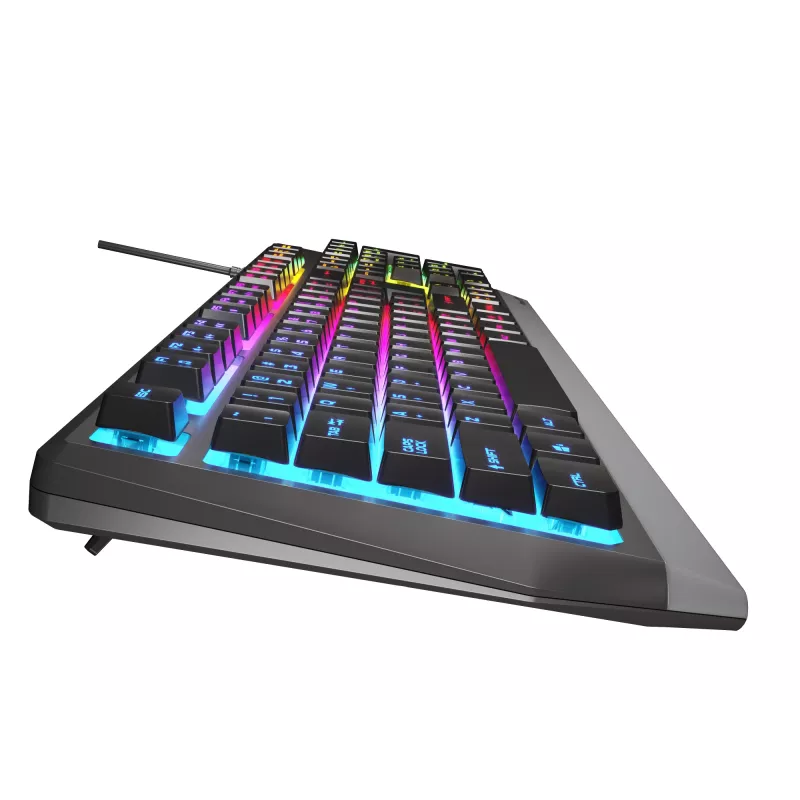 Klawiatura gamingowa GENESIS Rhod 300 RGB USB QWERTY angielska czarna