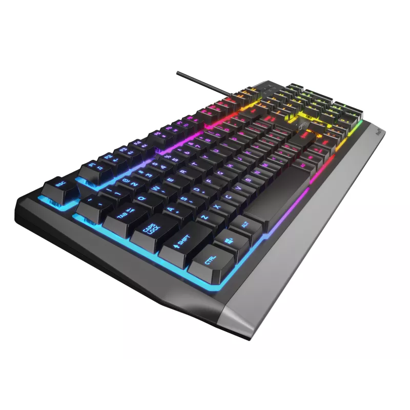 Klawiatura gamingowa GENESIS Rhod 300 RGB USB QWERTY angielska czarna