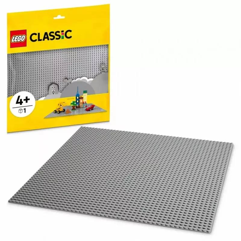 Płytka konstrukcyjna LEGO 11024 — Klasyczna szara płyta bazowa 48x48 wypustek (380 × 380 mm)