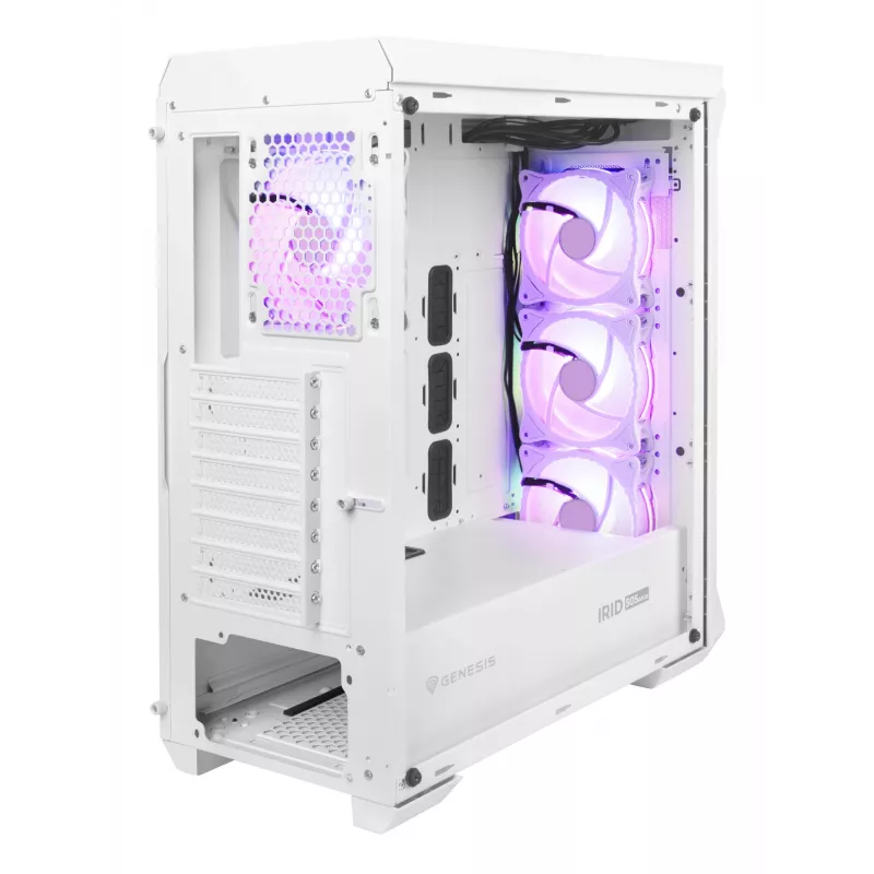 GENESIS Irid 505 ARGB Midi Tower Biały