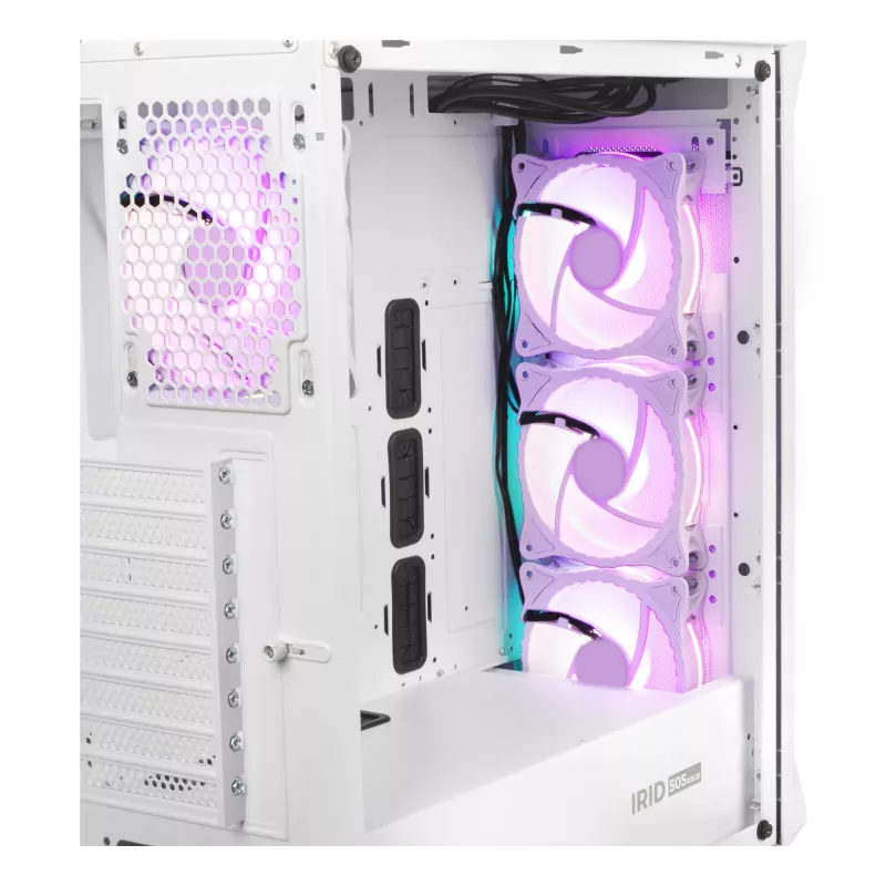 GENESIS Irid 505 ARGB Midi Tower Biały