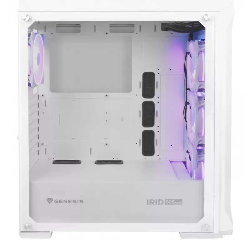 GENESIS Irid 505 ARGB Midi Tower Biały