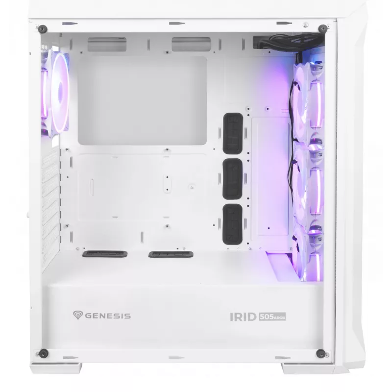 GENESIS Irid 505 ARGB Midi Tower Biały