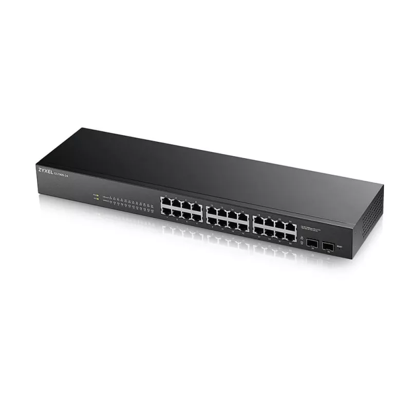 Zyxel GS-1900-24 v2 Zarządzany przełącznik L2 Gigabit Ethernet (10/100/1000) 1U Czarny