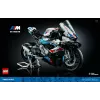 LEGO Technic motocykl BMW M1000RR 42130 ze szczegółowym silnikiem i działającym zawieszeniem