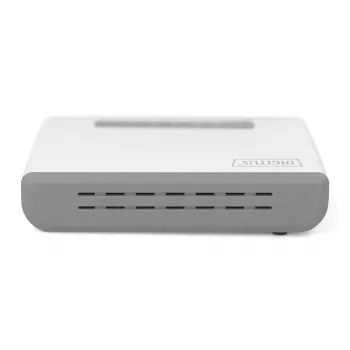 DIGITUS 2-portowy serwer sieciowy USB 2.0 Wi-Fi NAS koncentrator USB serwer wydruku