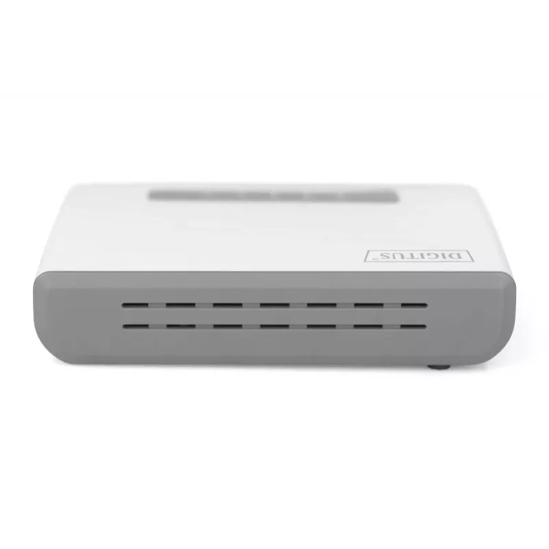 DIGITUS 2-portowy serwer sieciowy USB 2.0 Wi-Fi NAS koncentrator USB serwer wydruku