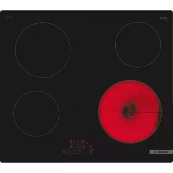 Bosch Serie 4 PKE611BB2E płyta grzewcza Czarny Do zabudowy 60 cm Płyta ceramiczna 0 stref(y)