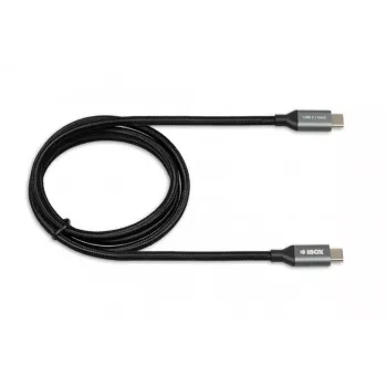 Kabel USB-C na USB-C IBOX IKUMTC31G2 USB 3.2 Gen 2, 1 m, czarny