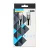Kabel USB-C na USB-C IBOX IKUMTC31G2 USB 3.2 Gen 2, 1 m, czarny