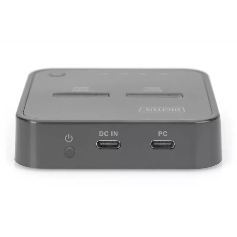 Stacja dokująca Digitus Dual M.2 NVMe SSD USB-C z funkcją klonowania offline