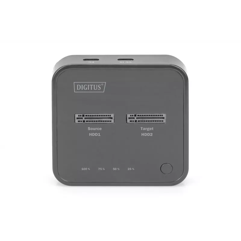 Stacja dokująca Digitus Dual M.2 NVMe SSD USB-C z funkcją klonowania offline