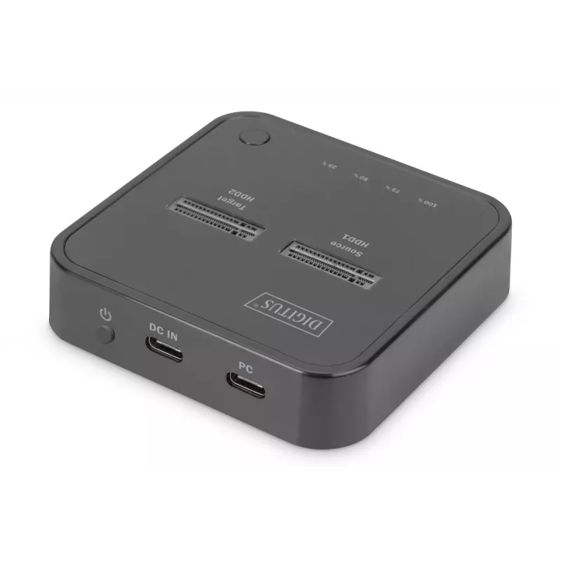 Stacja dokująca Digitus Dual M.2 NVMe SSD USB-C z funkcją klonowania offline
