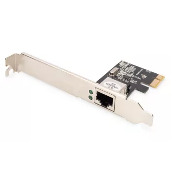 Karta sieciowa Digitus Gigabit Ethernet PCI Express DN-10130-1 Przewodowa 1000 Mbit/s Czarna